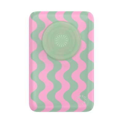 Secondary image for hover Wavy Flamingo — MagSafe PowerPack