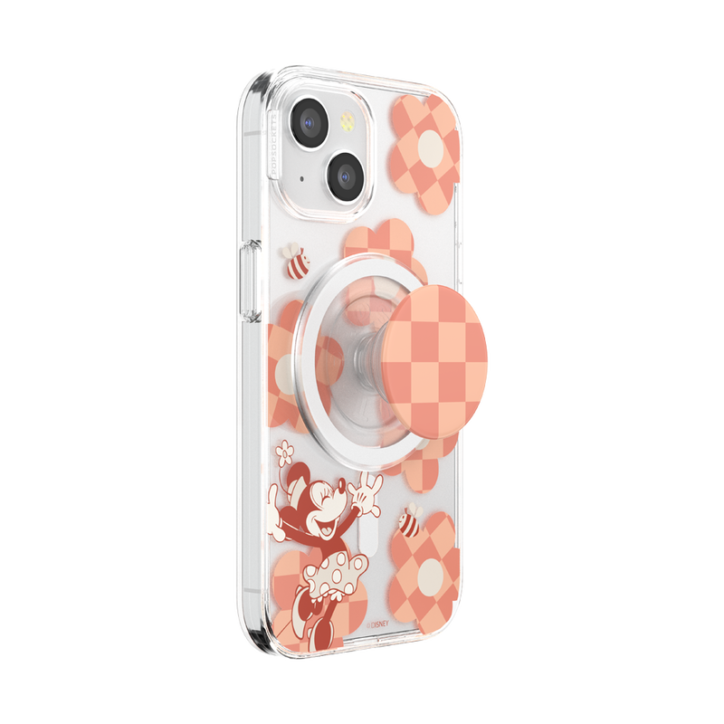 Minnie Checkered Flower — iPhone 15 MagSafe Case image number 1
