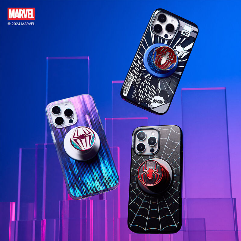 Enamel Ghost Spider Suit — MagSafe PopGrip image number 6