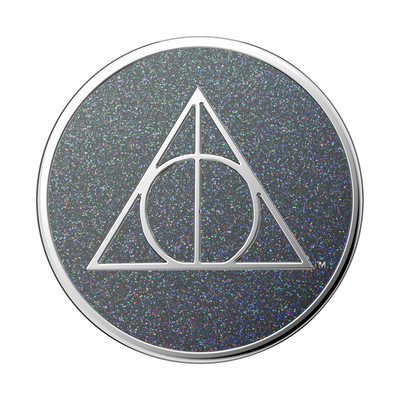 Secondary image for hover Enamel Glitter Deathly Hallows — Adhesive PopGrip