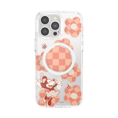 Minnie Checkered Flower — iPhone 15 Pro Max MagSafe Case
