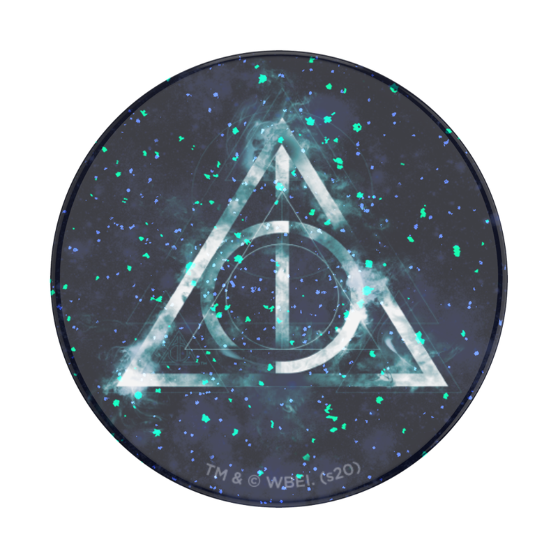 Glitter Deathly Hallows — Adhesive PopGrip image number 1