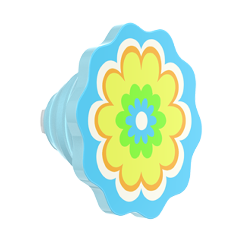 Molded Flower Kaleidoscope Blue — PopTop
