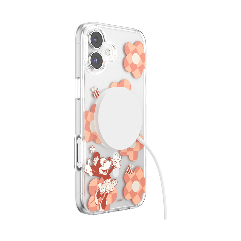 Minnie Checkered Flower — iPhone 16 Plus MagSafe Case image number 3
