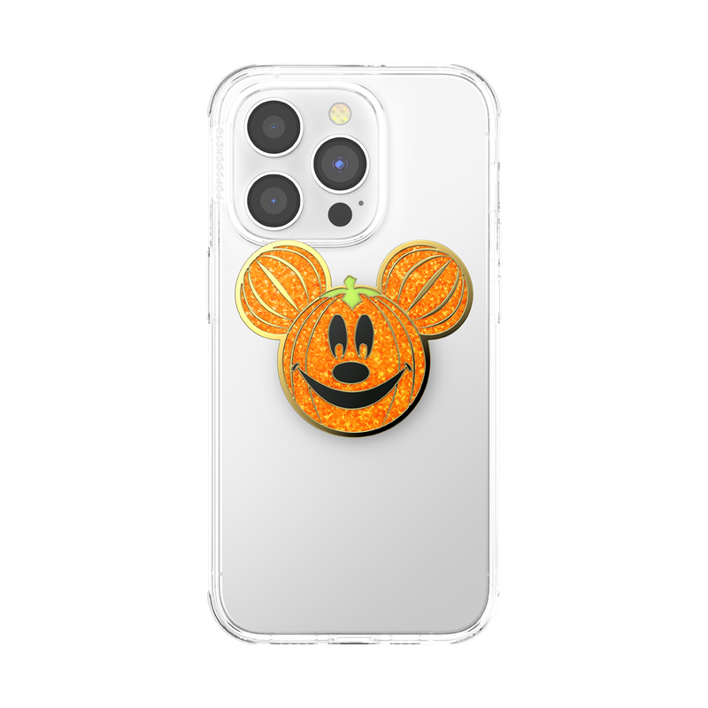 Enamel Glitter Mickey Mouse Pumpkin — Adhesive PopGrip image number 3