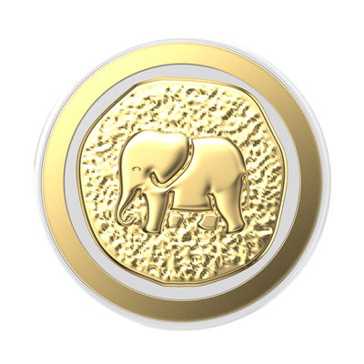 Secondary image for hover Enamel Elephant Token — MagSafe PopGrip