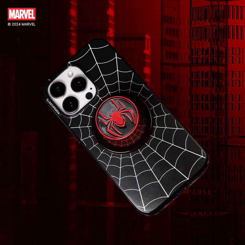 Enamel Miles Morales Suit — Adhesive PopGrip image number 4