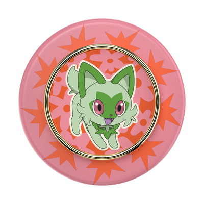 Secondary image for hover Enamel Sprigatito Stretch — MagSafe PopGrip