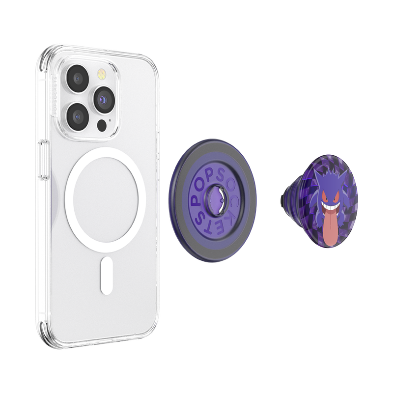 Glow in the Dark Ghost Gengar — MagSafe PopGrip image number 3