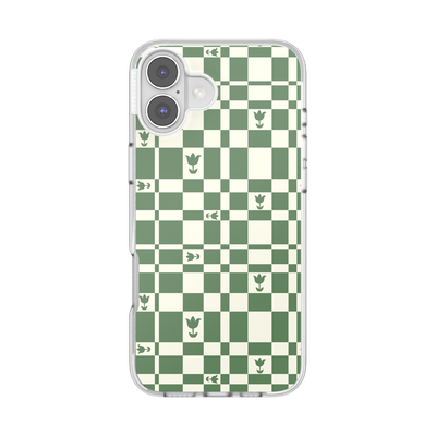 Garden Check Green — iPhone 16 Plus MagSafe Case