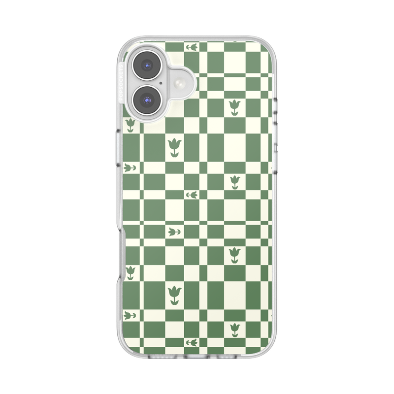 Garden Check Green — iPhone 16 Plus MagSafe Case image number 0