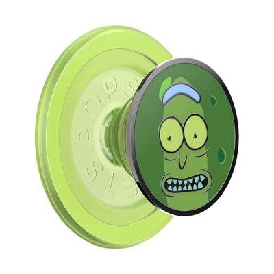 Enamel Pickle Rick — MagSafe PopGrip