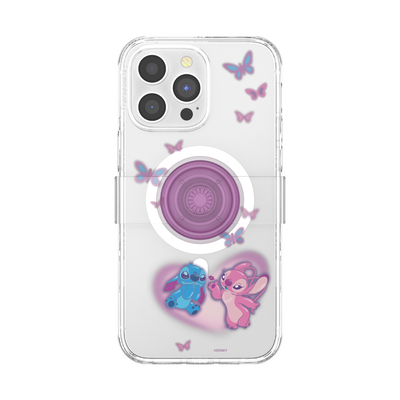 Angel & Stitch In Love — iPhone 14 Pro Max MagSafe Case