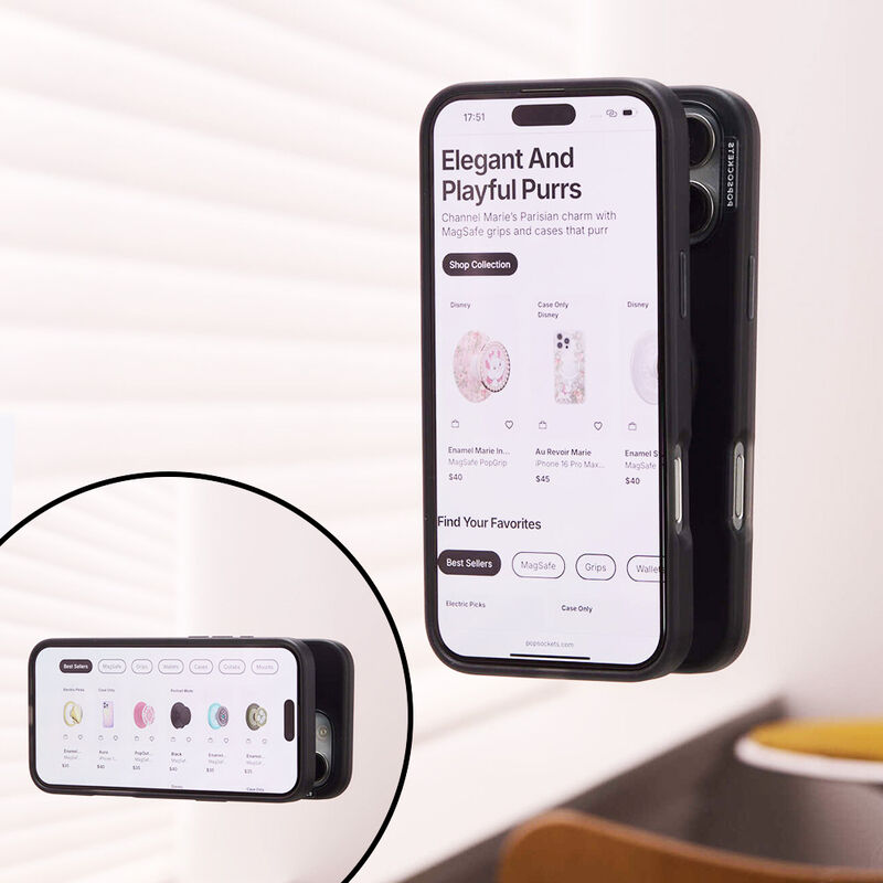 Translucent Black — MagSafe Suck-Up Grip & Mount image number 6