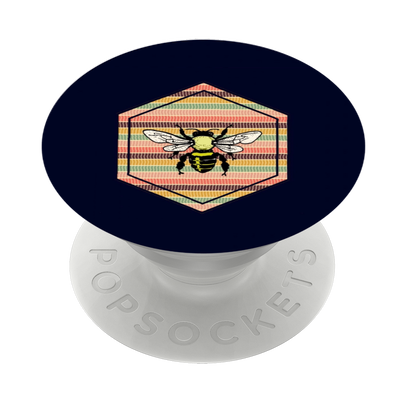 Secondary image for hover Retro Bee — Adhesive PopGrip