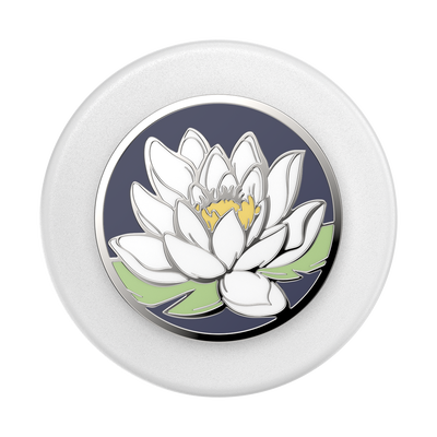 Secondary image for hover Enamel Water Lily Midnight — MagSafe PopGrip