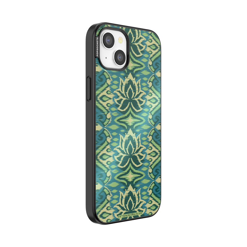 Mirror White Lotus Textile  — iPhone 15 Plus MagSafe Case image number 1
