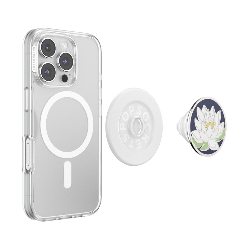 Enamel Water Lily Midnight — MagSafe PopGrip image number 5