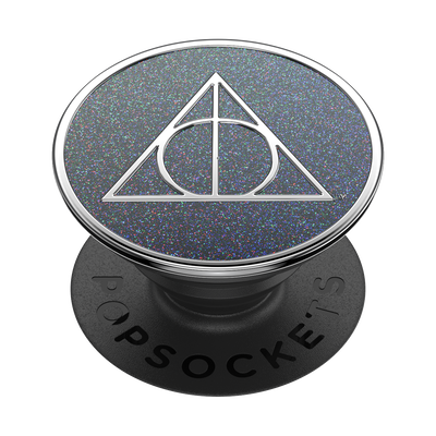 Enamel Glitter Deathly Hallows — Adhesive PopGrip