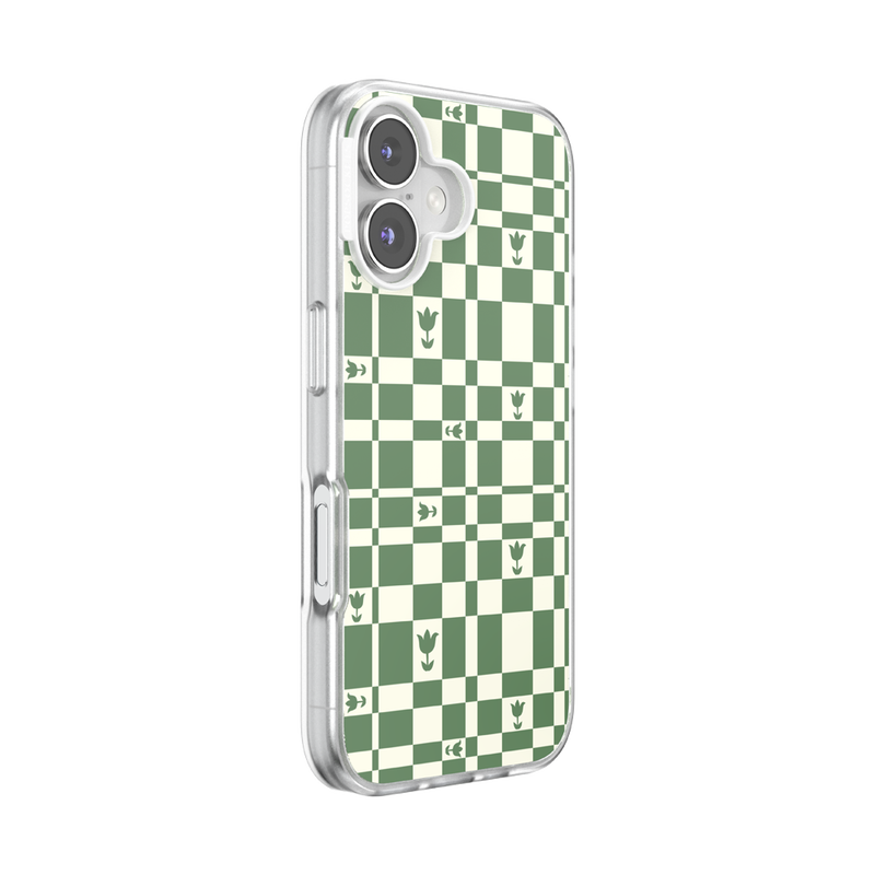 Garden Check Green — iPhone 16 MagSafe Case image number 1