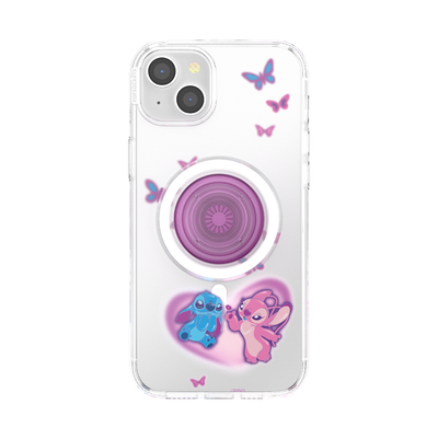 Angel & Stitch Love — iPhone 15 Plus MagSafe Case